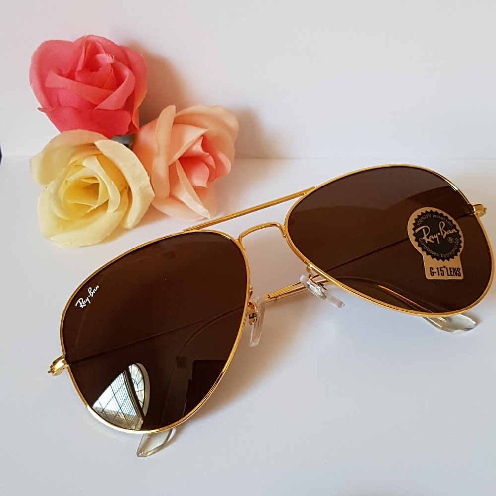 Ray-Ban Aviator Classic/Gold-Brown